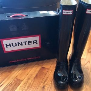 Hunter Gloss Tall Boots